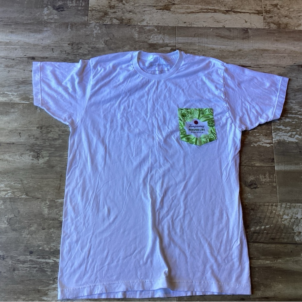 Tanqueray Rangpur Lime Gin & Soda White Short Sleeve Men's Large
